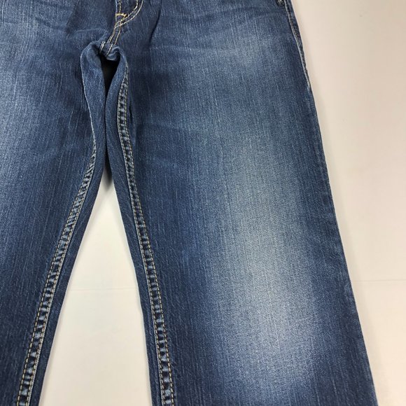 Silver Jeans Men's 37 x 30* Grayson Heritage Straight Leg Blue Faded Denim Pants - Picture 2 of 16